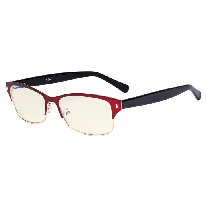 Half-rim Blue Light Filter Eyeglasses LX19003-BB40