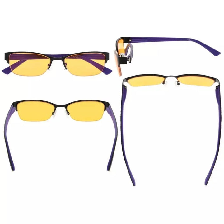 Half-rim Blue Light Blocking Reading Glasses LX17006-BB98