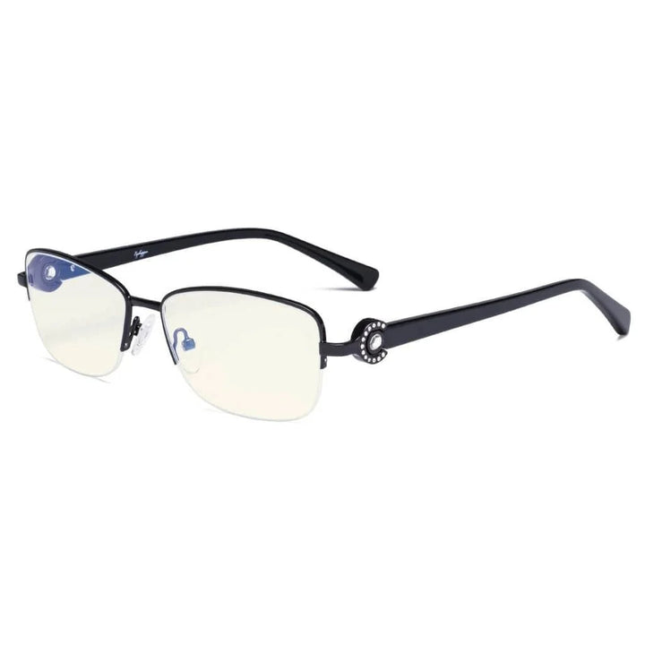 Half-rim Blue Light Filter Eyeglasses LX19008-BB40