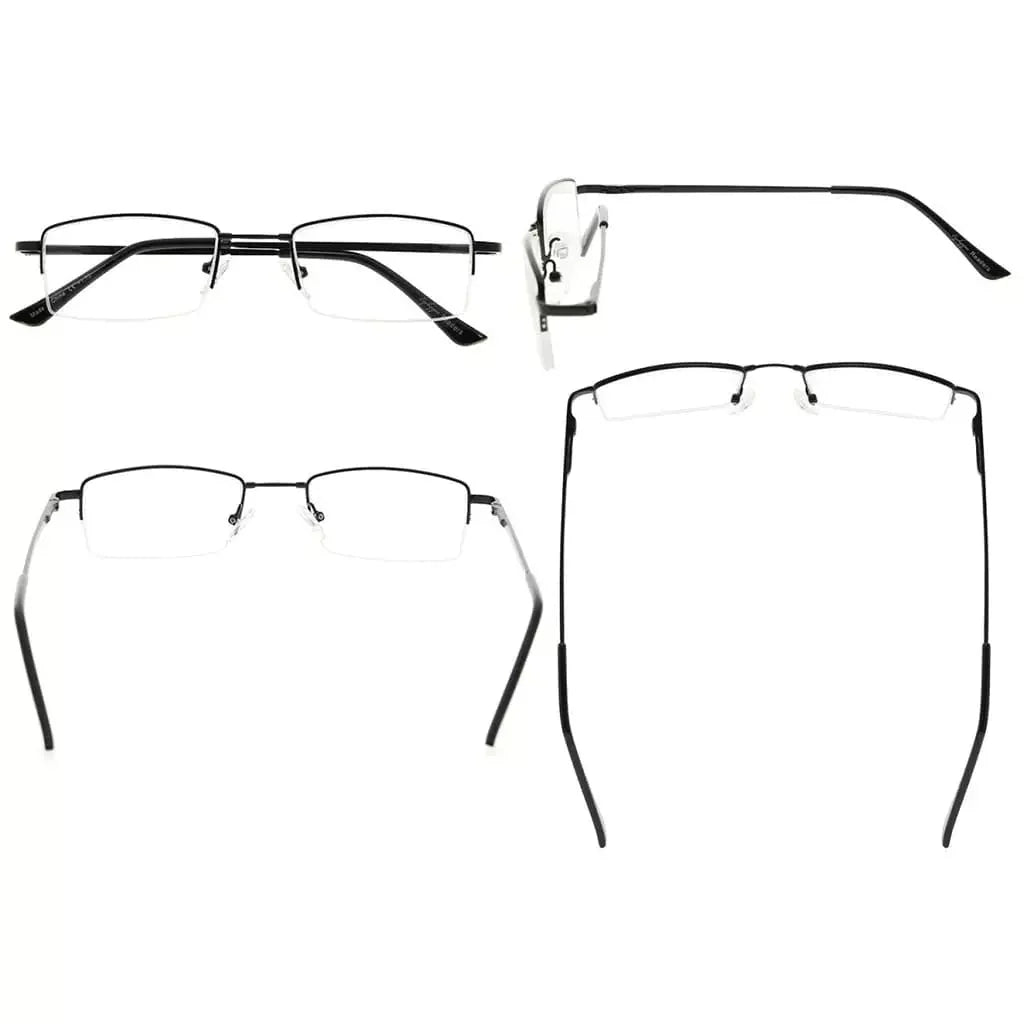 Half-rim Classic Rectangle Reading Glasses R1708