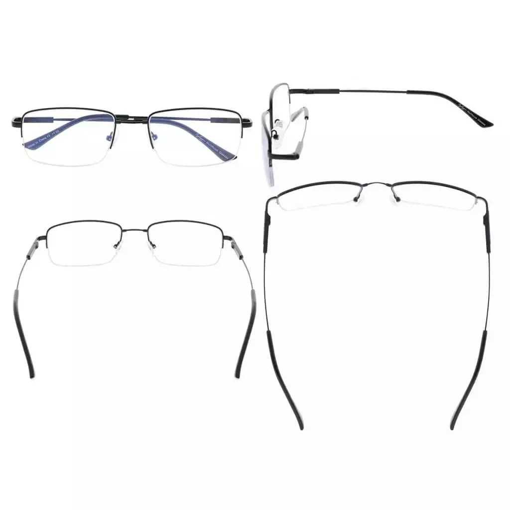 Half-rim Elegant Progressive Multifocal Reading Glasses M1702
