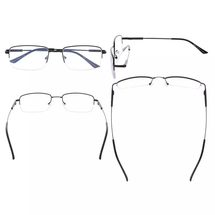 Half-rim Elegant Progressive Multifocal Reading Glasses M1702