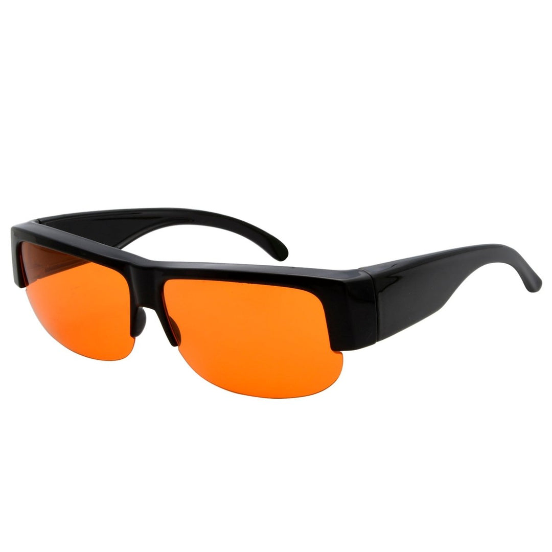 Fitover Glasses Blue Light Blocking Half-rim Computer Eyeglasses DSXM1803-A