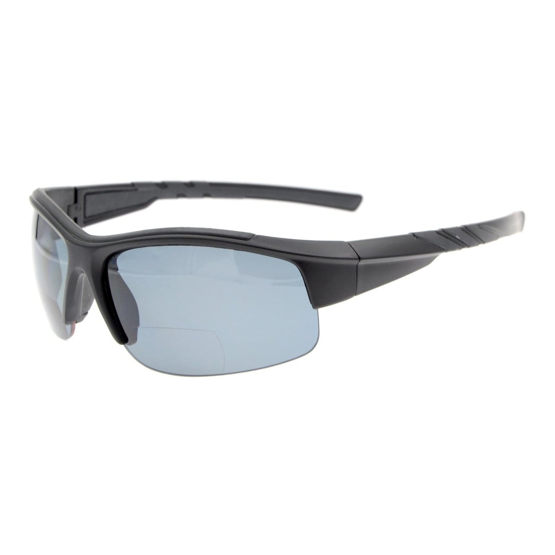 Half Rim Polarized Bifocal Reading Sunglasses TR90