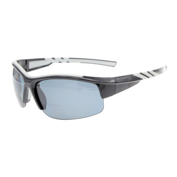 Half Rim Polarized Bifocal Reading Sunglasses TR90