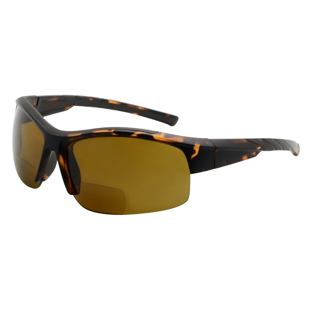 Half Rim Polarized Bifocal Reading Sunglasses TR90