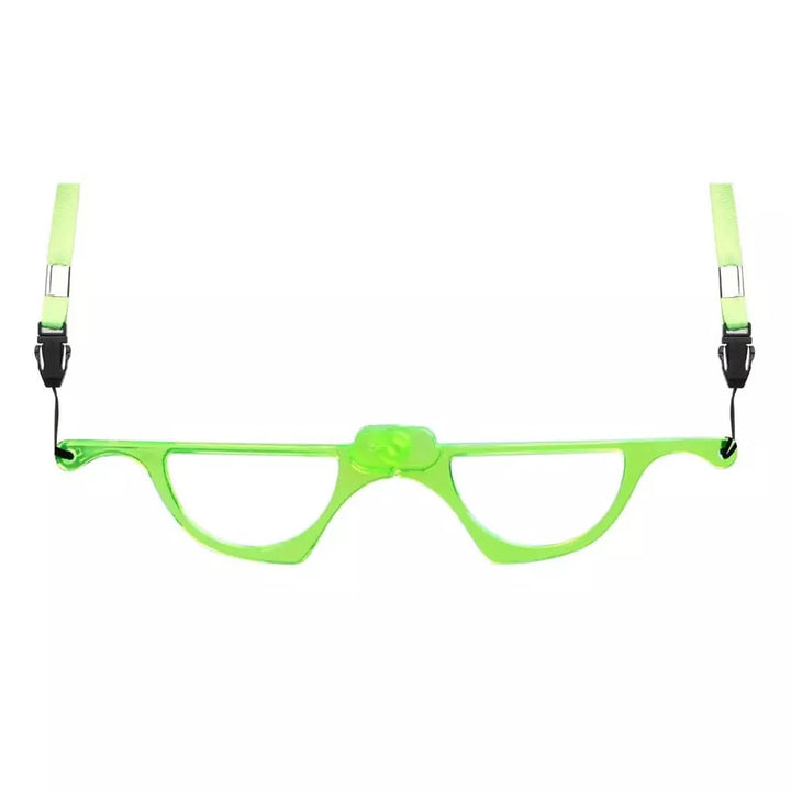 Handhold Magnifier Folding Reading Glasses Metalless Screwless Readers with Neck Strap NR153