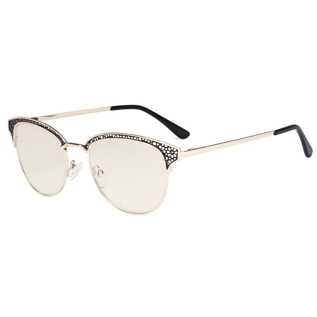 Browline Blue Light Blocking Reading Glasses LX17015
