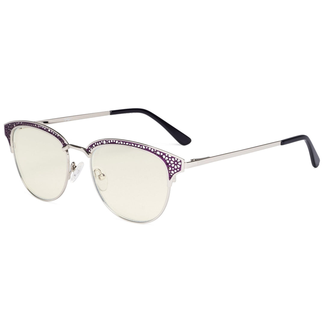 Browline Blue Light Blocking Reading Glasses LX17015