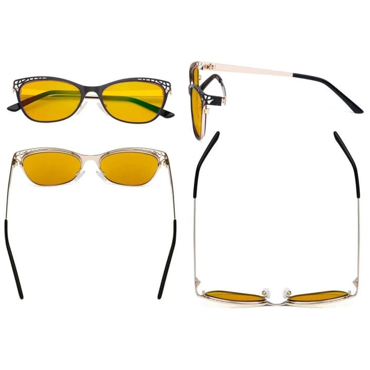 Hollow Design Blue Light Blocking Eyeglasses LX19025-BB90
