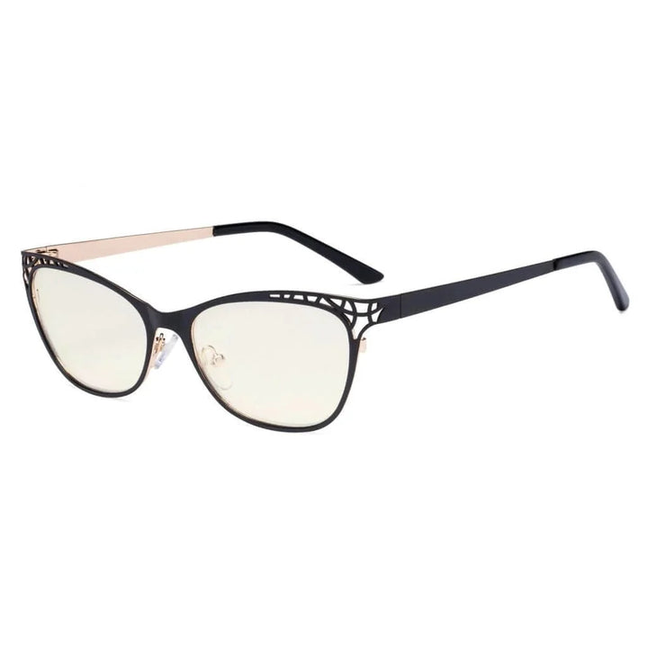 Hollow Design Blue Light Filter Eyeglasses LX19025-BB40