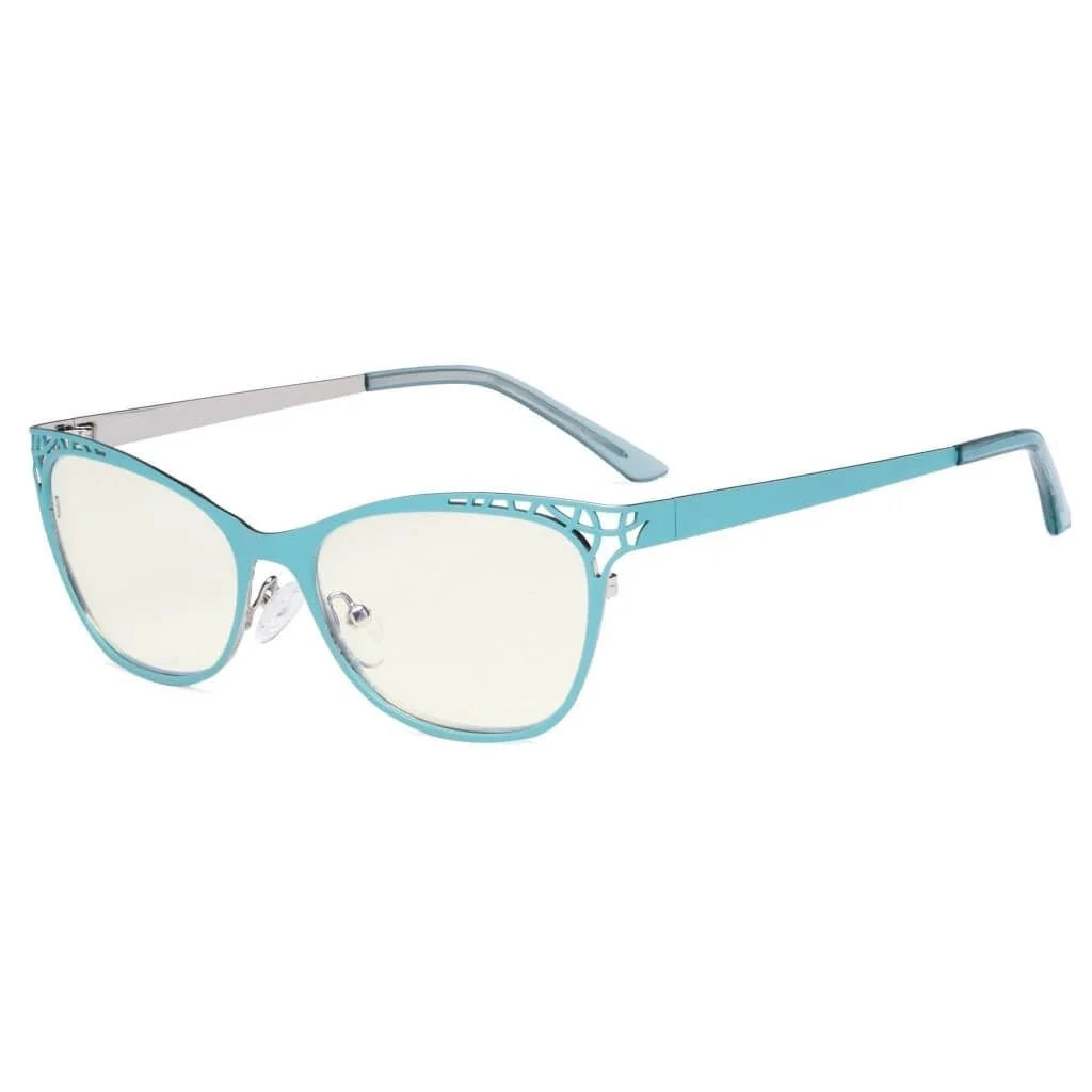 Hollow Design Blue Light Filter Eyeglasses LX19025-BB40