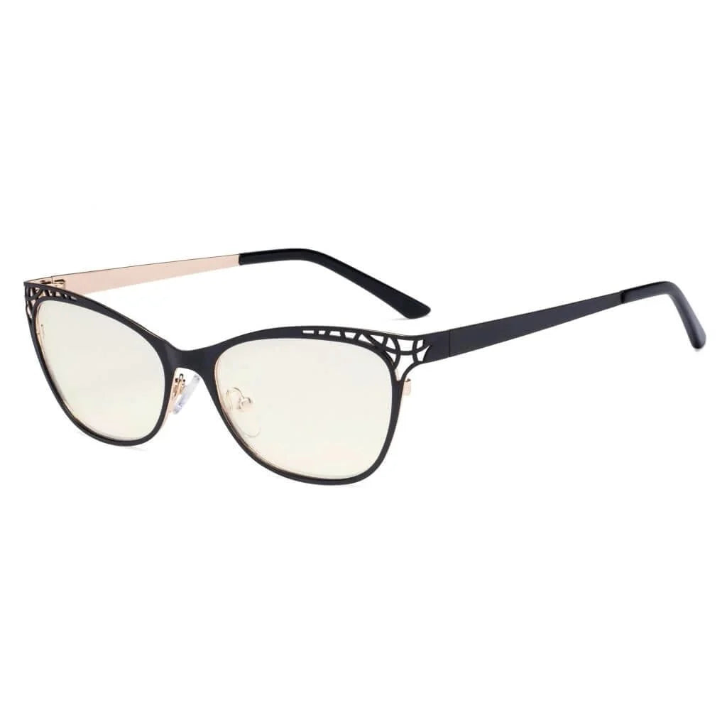 Hollow Design Blue Light Filter Eyeglasses LX19025-BB40