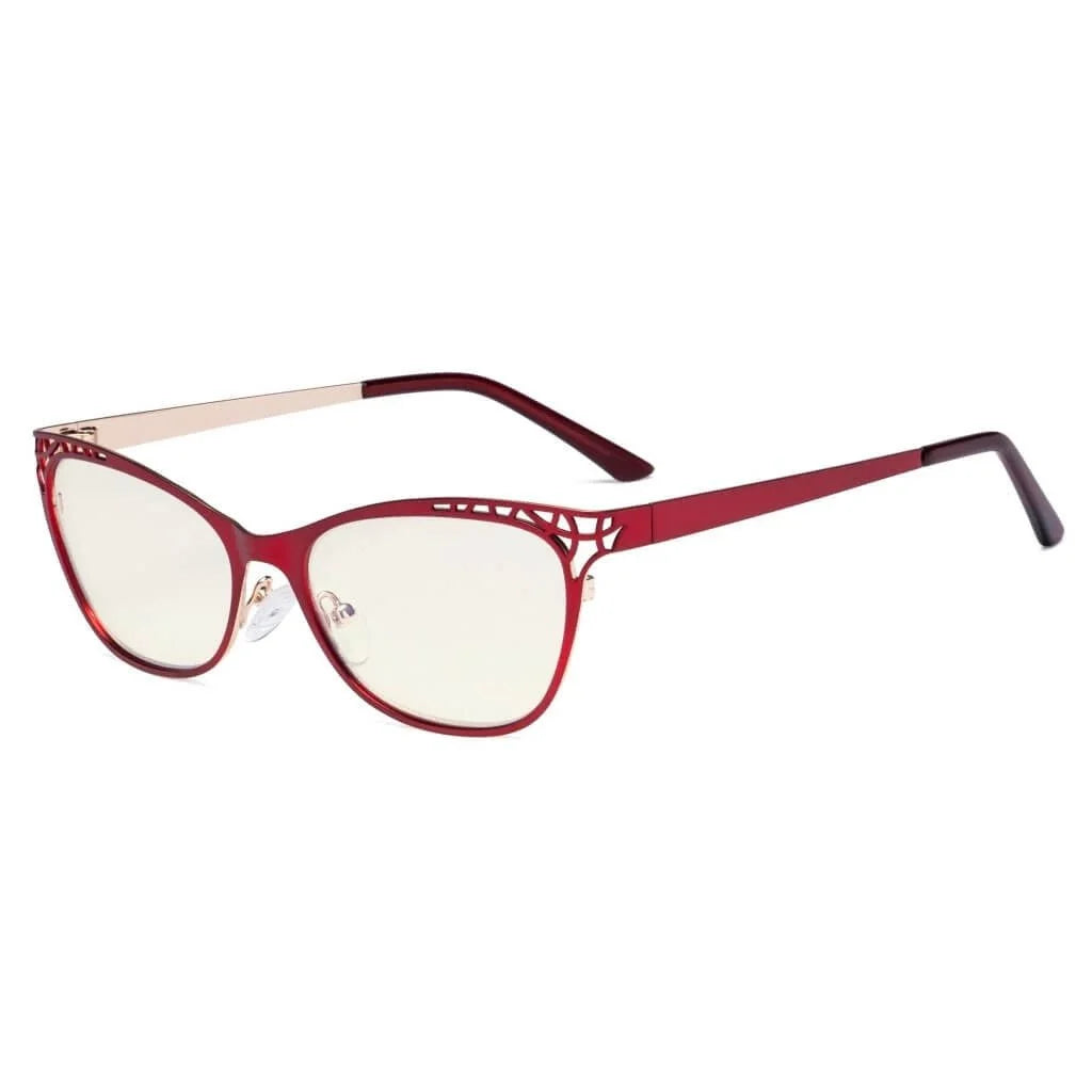 Hollow Design Blue Light Filter Eyeglasses LX19025-BB40