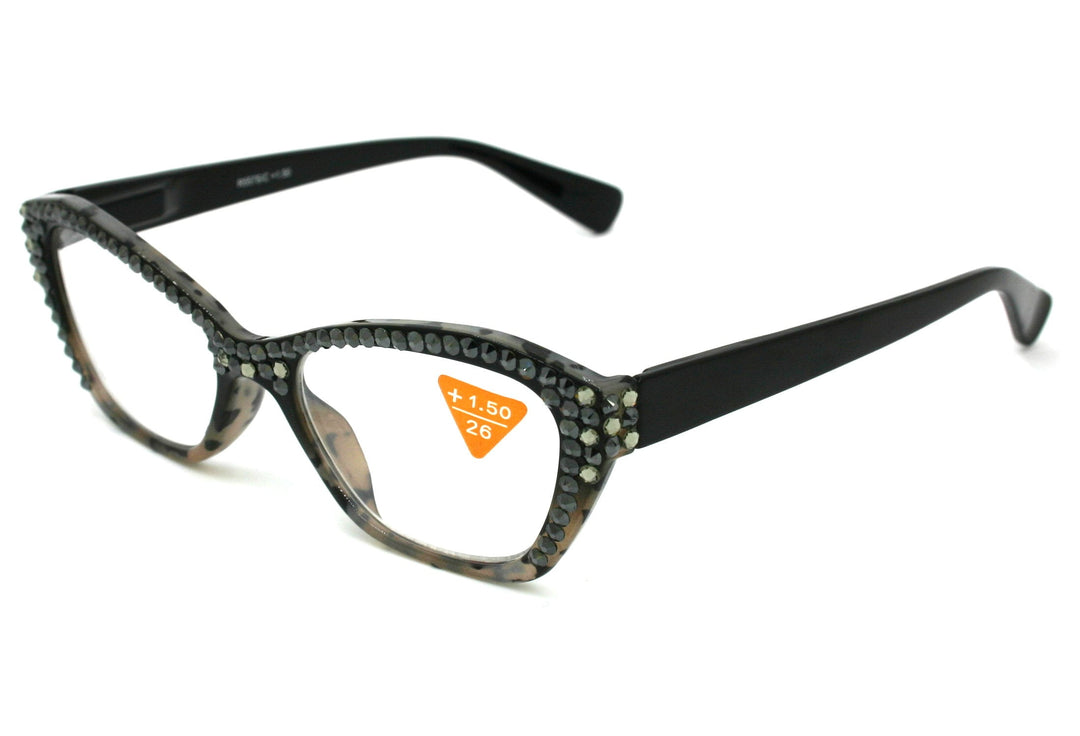 Jane Bling Reading Glasses w/ Genuine European Crystals