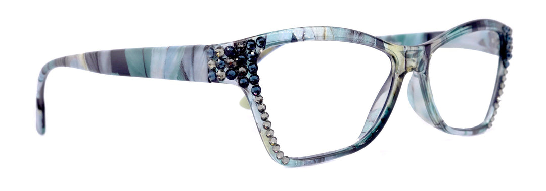 Avian Bling Women's Reading Glasses with Genuine European Crystals