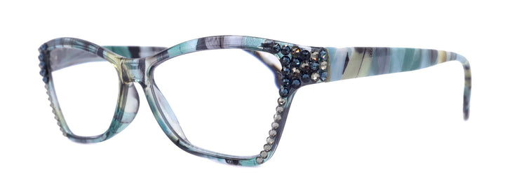 Avian Bling Women's Reading Glasses with Genuine European Crystals