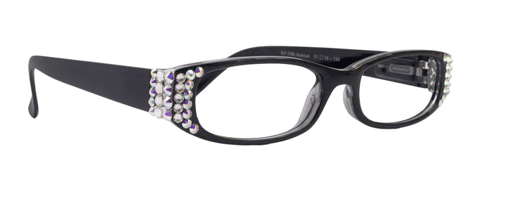 Elise Bling Women's Reading Glasses with Genuine European Crystals