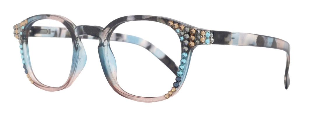 Havana Bling Blue Light Reading Glasses w/ AR Coating