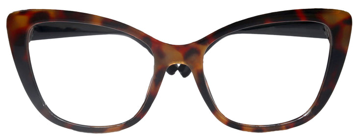 Parisian Line Bifocal OR Non-Bifocal Black Cat-Eye Reading Glasses