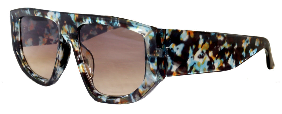 Goliath, High-End Line Bifocal (Clear On Top) Sun Readers for Women OR Non-Bifocal Readers Sunglasses (Blue Camo) NY Fifth Avenue