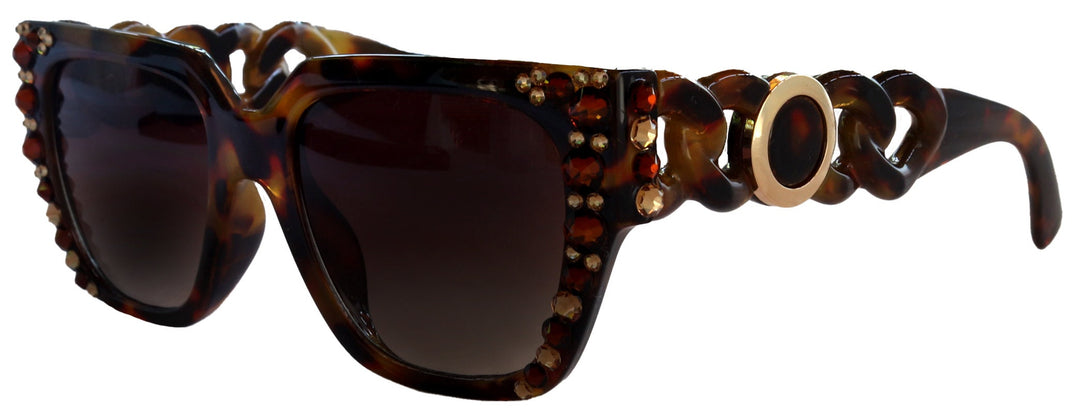 Belleville,  BLING Line Bifocal (Clear On Top) Sun Readers for Women OR Non-Bifocal Readers Sunglasses (Light Colorado) NY Fifth Avenue