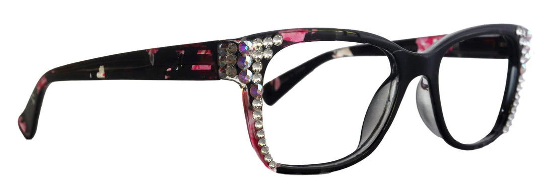 Azul Bling Reading Glasses w/ Genuine European Crystals