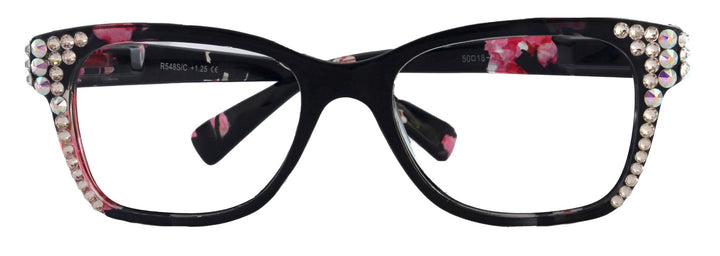 Azul Bling Reading Glasses w/ Genuine European Crystals