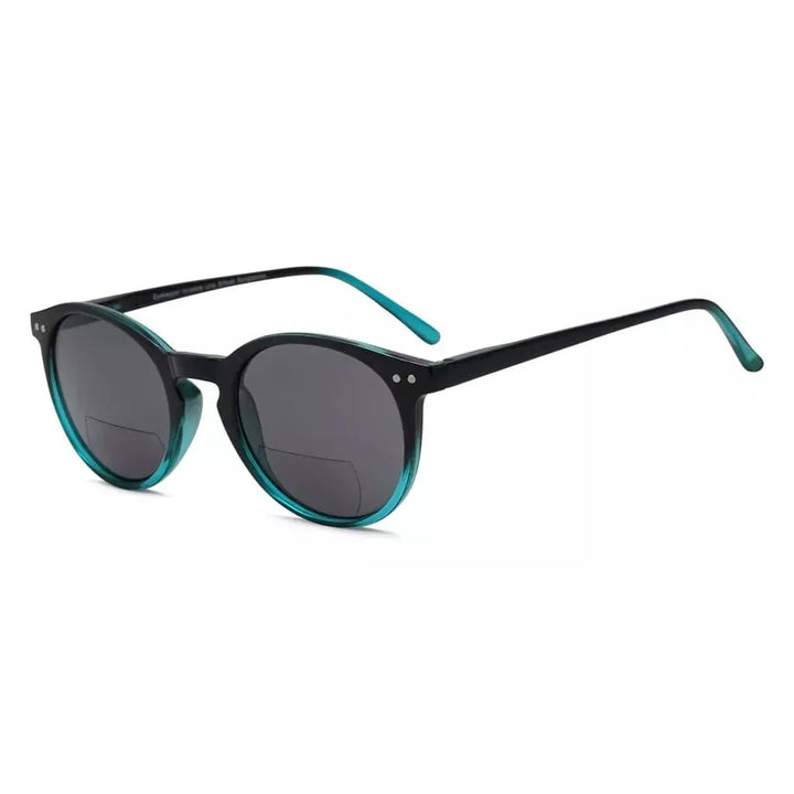 Round Frame Bifocal Reading Sunglasses S005