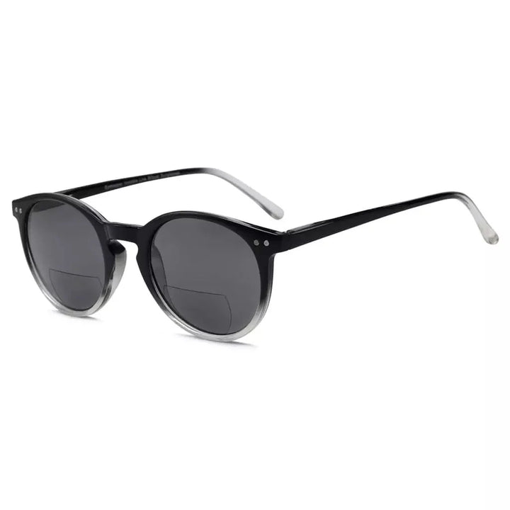 Round Frame Bifocal Reading Sunglasses S005