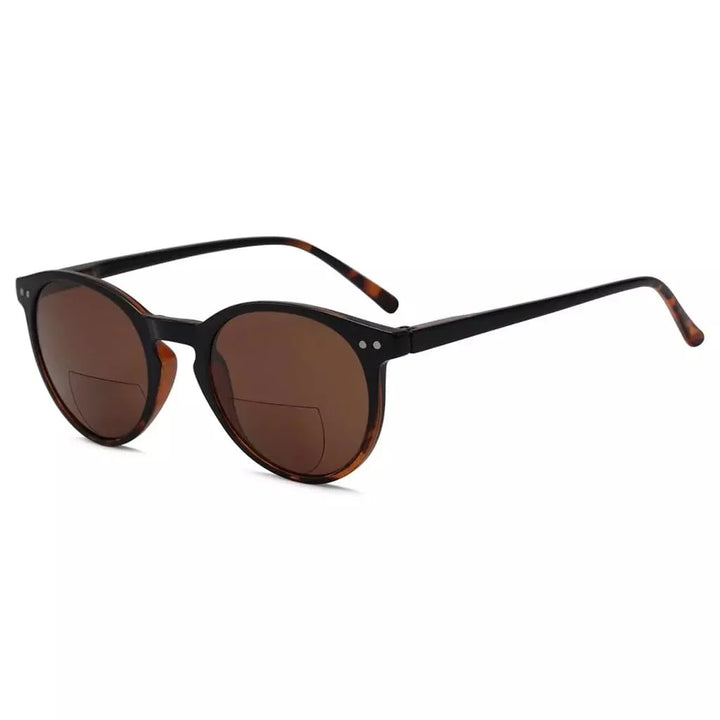Round Frame Bifocal Reading Sunglasses S005