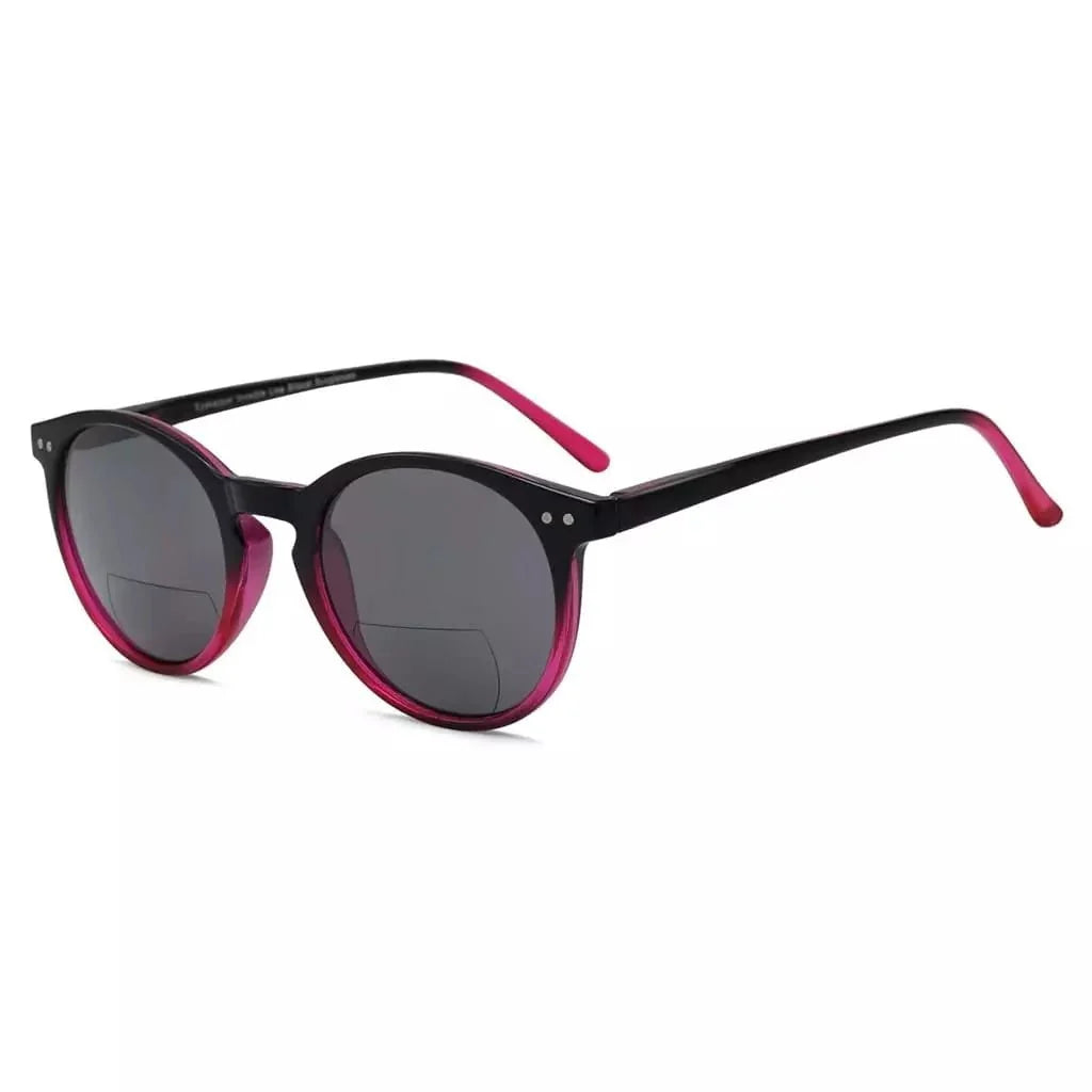 Round Frame Bifocal Reading Sunglasses S005