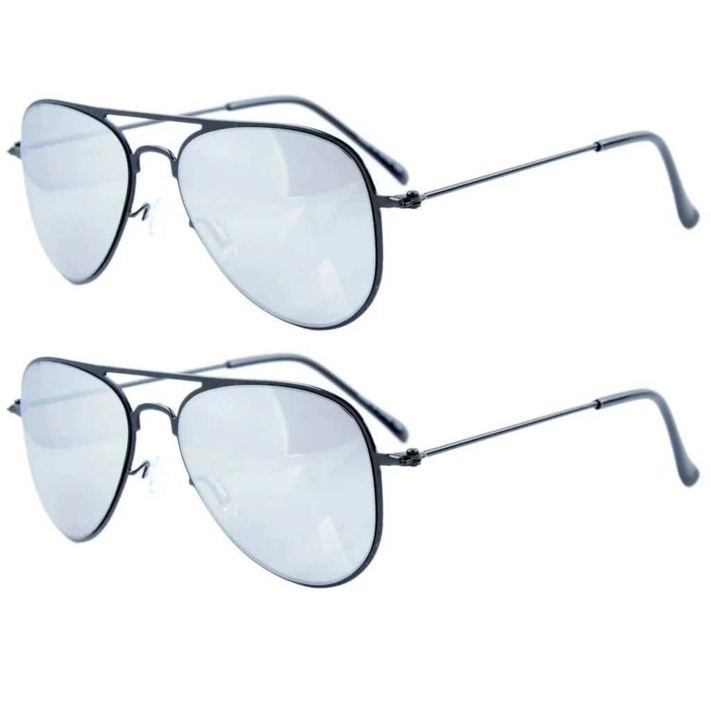 Kids Sunglasses 2 Pack Pilot Metal Style S15017