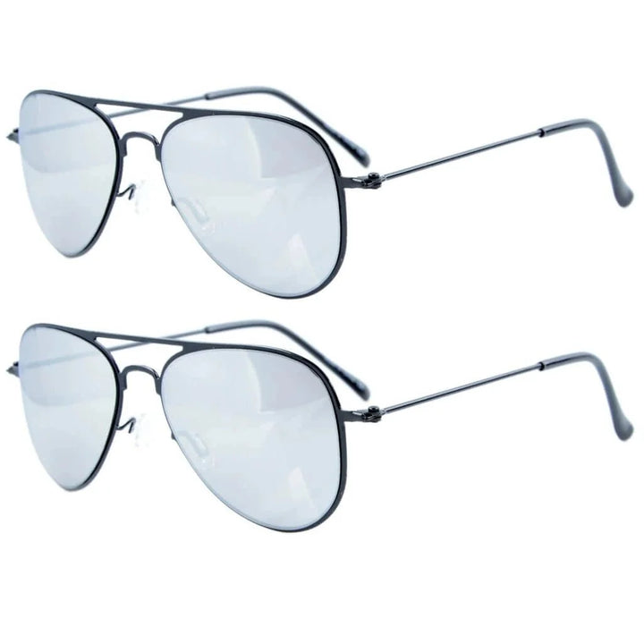 Kids Sunglasses 2 Pack Pilot Metal Style S15017