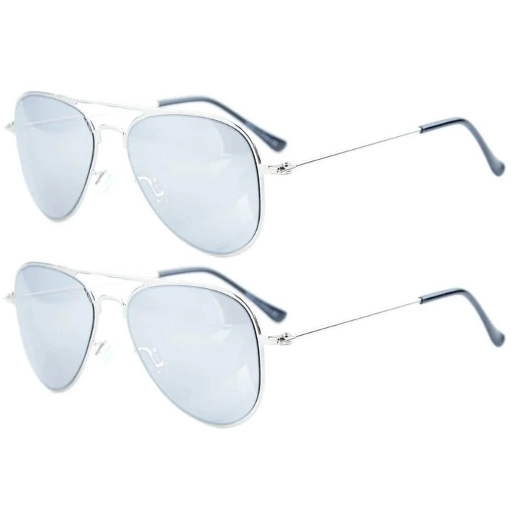 Kids Sunglasses 2 Pack Pilot Metal Style S15017