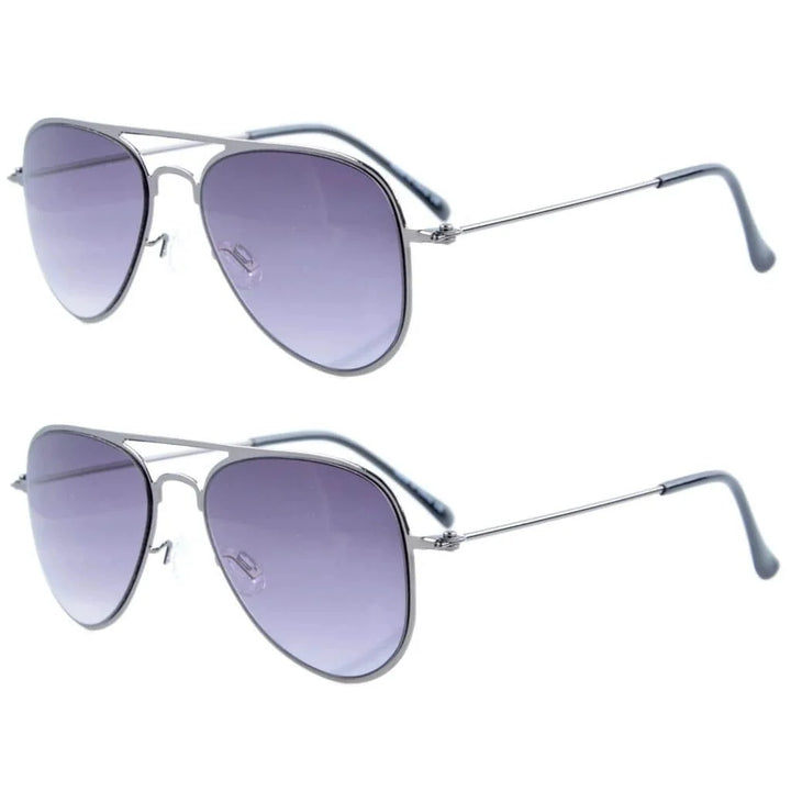 Kids Sunglasses 2 Pack Pilot Metal Style S15017