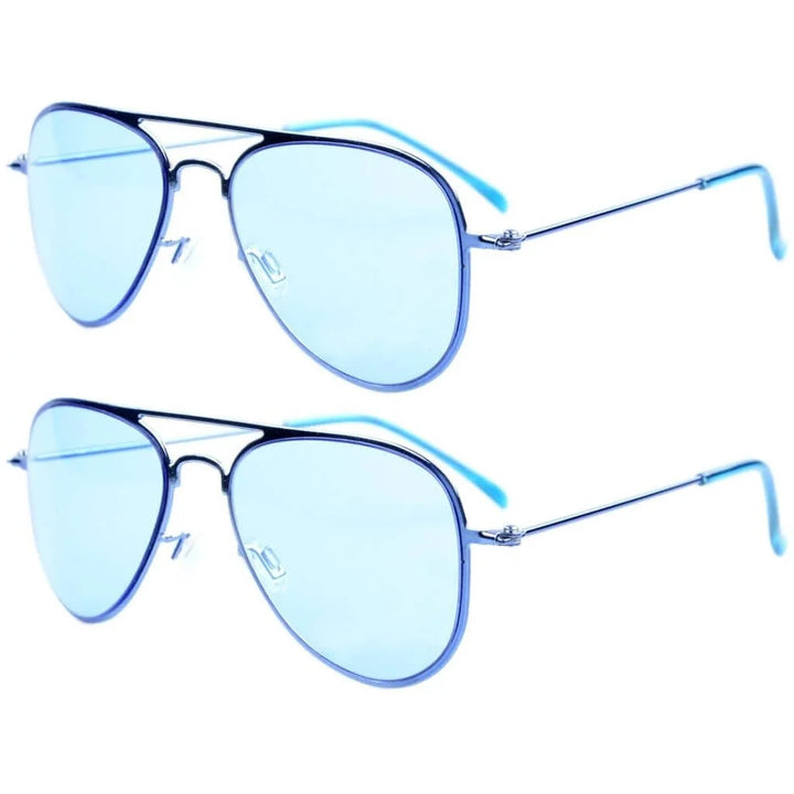 Kids Sunglasses 2 Pack Pilot Metal Style S15017