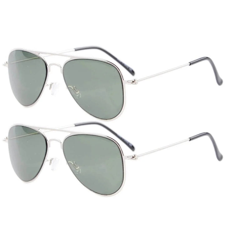 Kids Sunglasses 2 Pack Pilot Metal Style S15017