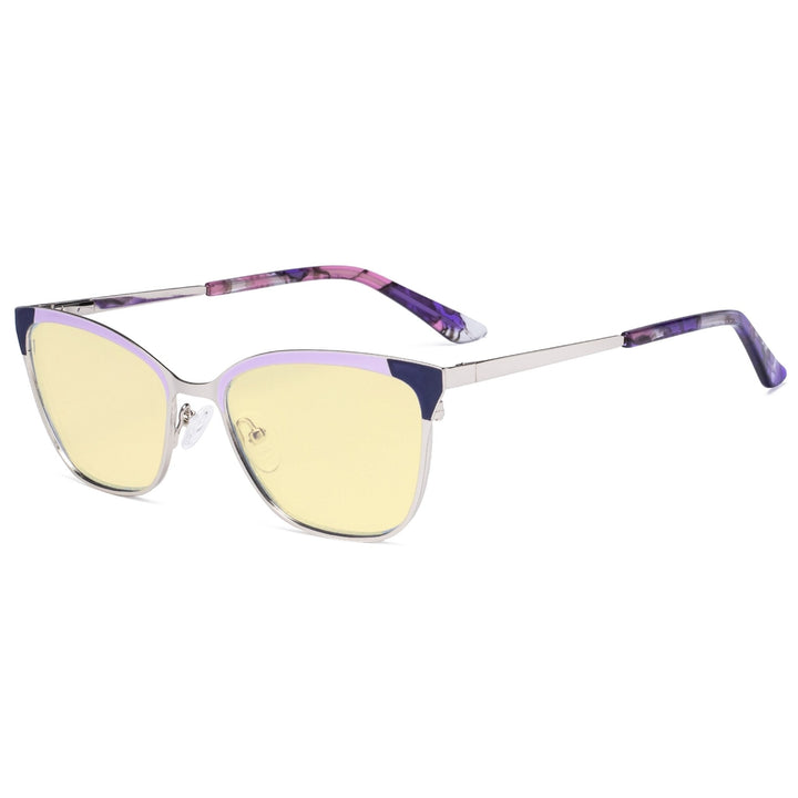 Cat-eye Blue Light Blocking Eyeglasses LX19034-BB60