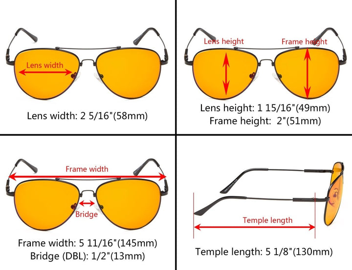 Memory Frame Computer Eyeglasses DS1804