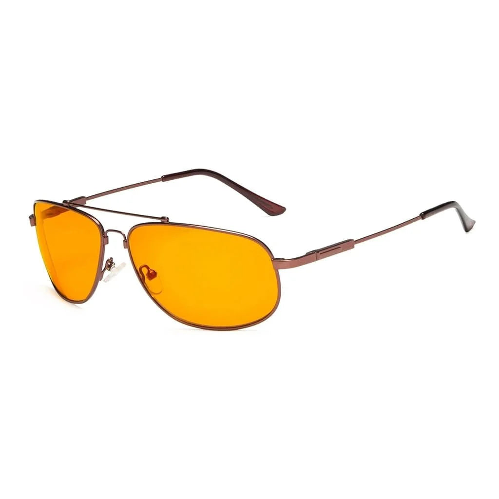Memory Titanium Frame Blue Light Blocking Eyeglasses DS1803