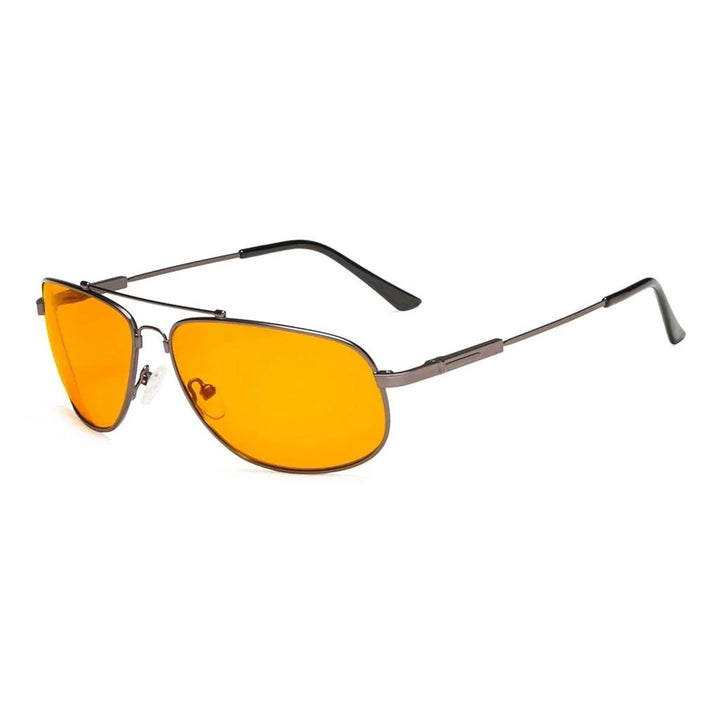 Memory Titanium Frame Blue Light Blocking Eyeglasses DS1803