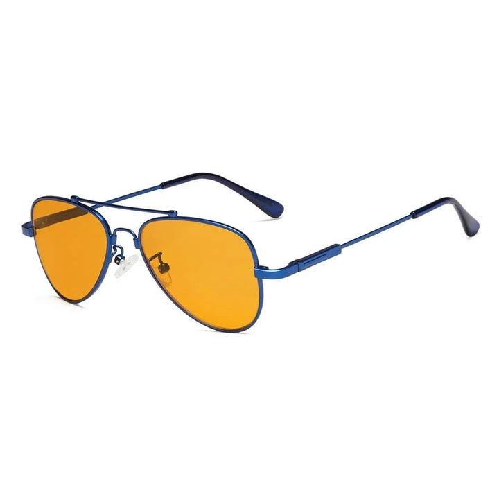 Metal Frame Blue Light Blocking Eyeglasses for Kids DSK1801