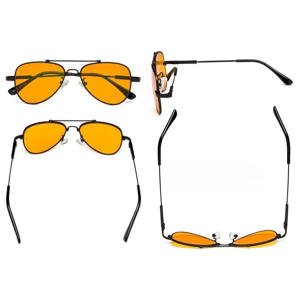 Metal Frame Blue Light Blocking Eyeglasses for Kids DSK1801