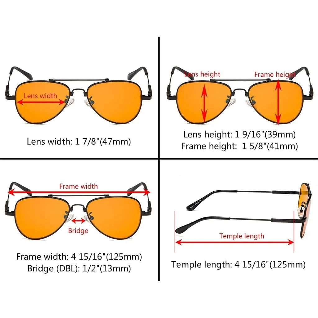 Metal Frame Blue Light Blocking Eyeglasses for Kids DSK1801