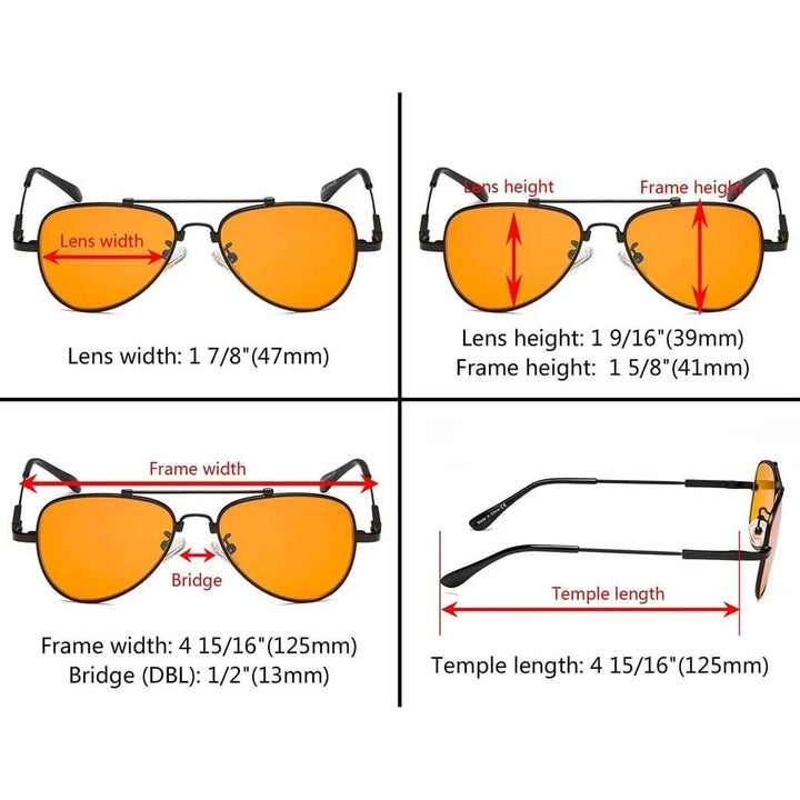 Metal Frame Blue Light Blocking Eyeglasses for Kids DSK1801