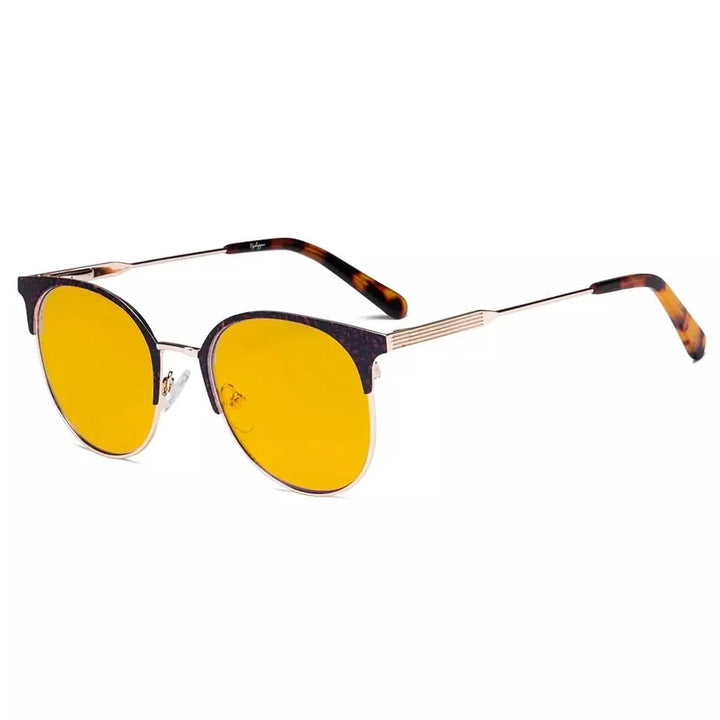 Metal Frame Blue Light Blocking Eyeglasses LX19001-BB90