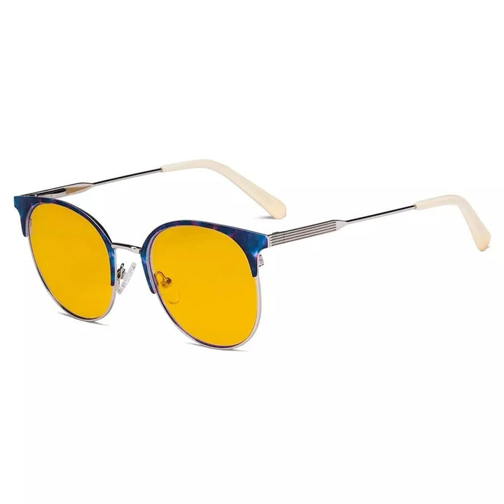Metal Frame Blue Light Blocking Eyeglasses LX19001-BB90
