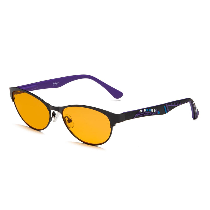 Cat-eye Blue Blocking Reading Glasses Nighttime Glasses LX17004-BB98