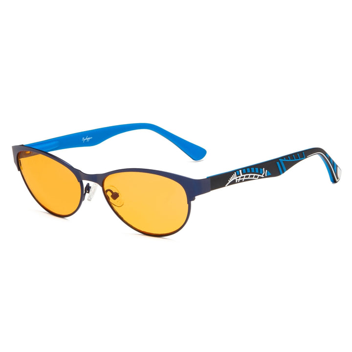 Cat-eye Blue Blocking Reading Glasses Nighttime Glasses LX17004-BB98
